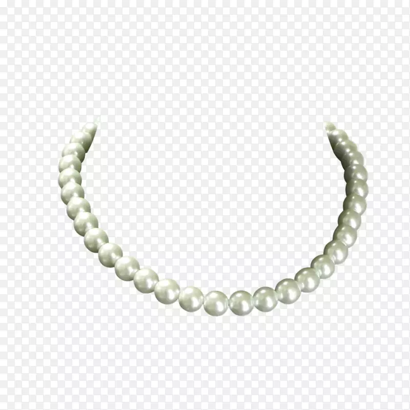 耳环项链珍珠首饰珍珠项链PNG银