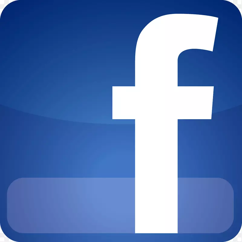 dtin facebook徽标电脑图标剪辑艺术-玻璃facebook徽标png蓝色