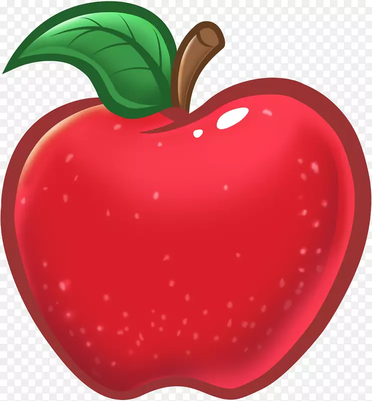 苹果白透明剪贴画-透明苹果剪贴画