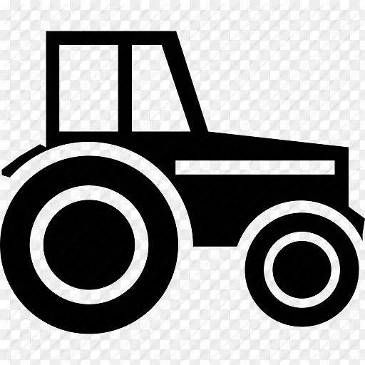 农业计算机图标农业机械农场重型机械-农业，农场，农民，农业，机械，轮式拖拉机图标