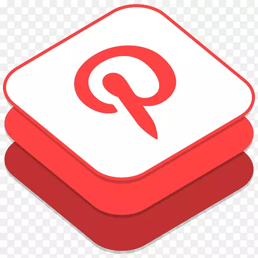社交媒体电脑图标Facebook-图标Pinterest徽标HD