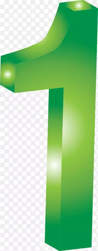 绿色剪贴画编号-一个剪贴画