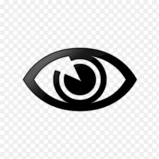 简单眼睛在无脊椎动物电脑图标符号剪辑艺术闪烁的眼睛(眼睛)图标