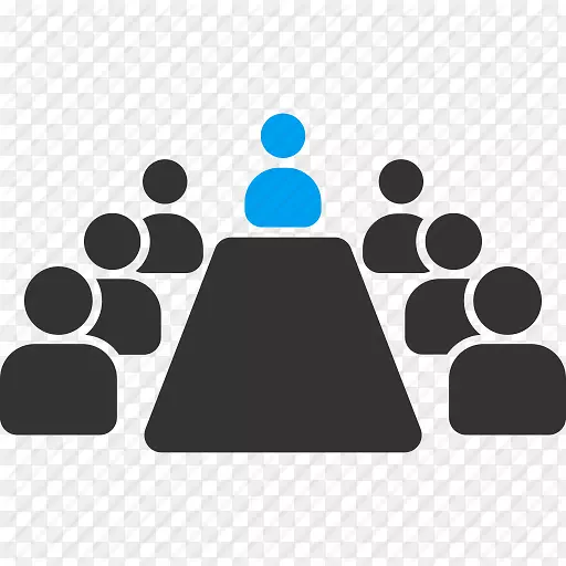 计算机图标高级管理业务会议-公司，管理，会议，办公室，团队图标