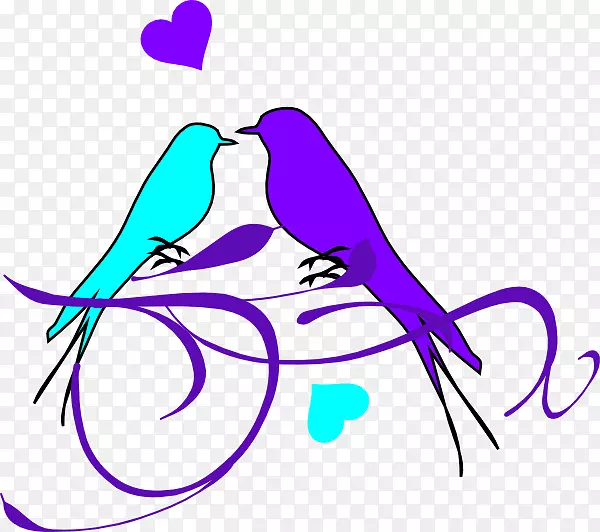 爱鸟雀夹艺术-图标SVG鸟紫色