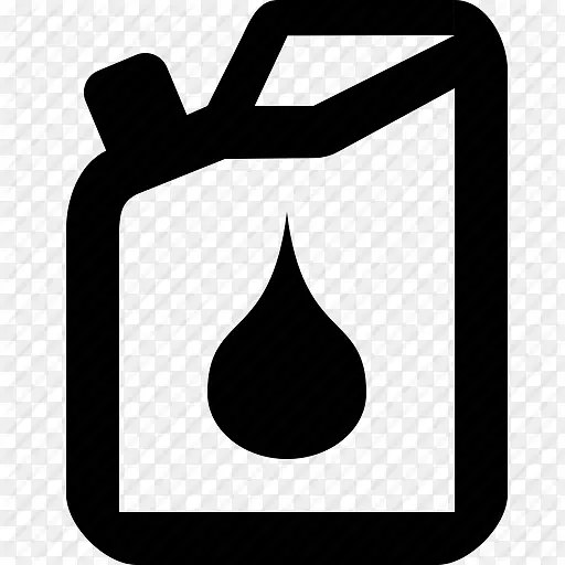 汽油石油柴油计算机图标.来源：汽车仪表板中的气体图标