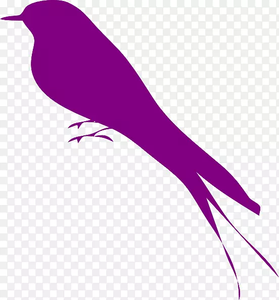 鸟紫可伸缩图形紫罗兰剪贴画-鸟紫照片图标