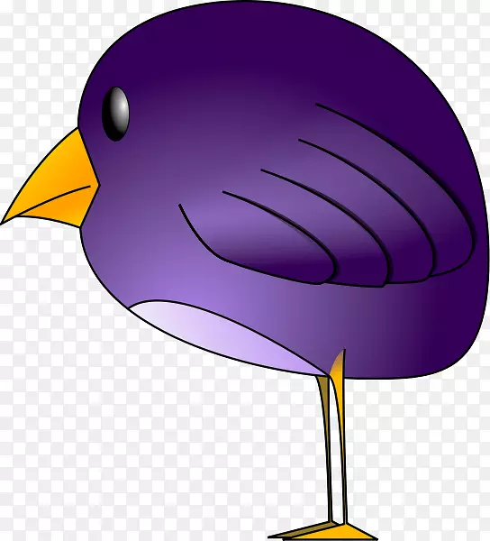 小鸟小猫头鹰夹艺术.窗户图标用的鸟紫色