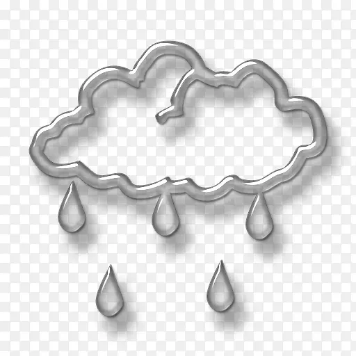 云电脑图标雨天万维网剪辑艺术-ico云雨下载