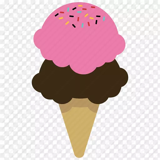 冰淇淋锥冰淇淋-冰淇淋图标PNG