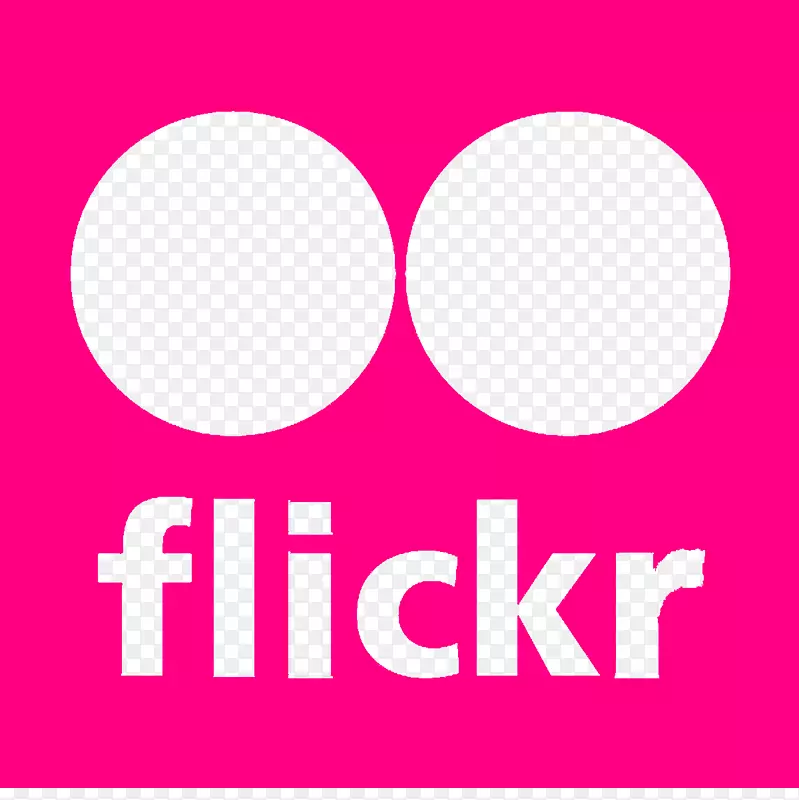 社交媒体Flickr电脑图标博客网站-高质量的Flickr徽标剪贴画免费！
