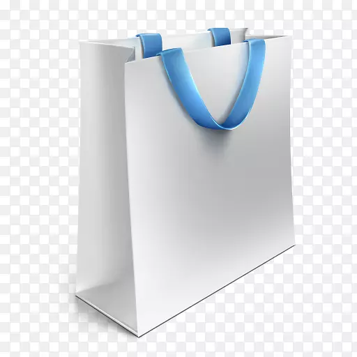 电脑图标，可重复使用的购物袋-白色购物袋图标