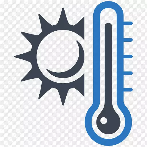 温度温度计计算机图标剪辑艺术图标绘制温度