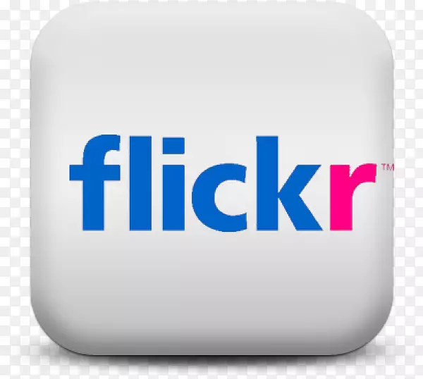 社交媒体Flickr徽标图片共享-简单Flickr PNG