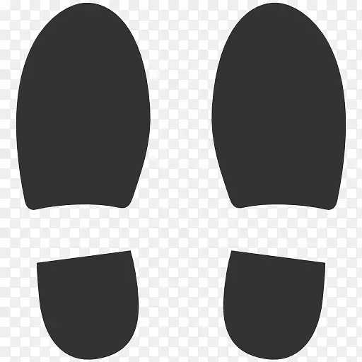登山鞋计算机图标高跟鞋脚印符号鞋