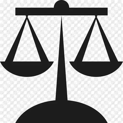 律师计算机图标的法律实践-法律，平衡图标