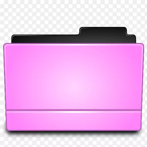 Macintosh目录计算机图标-粉红色文件夹目录图标png