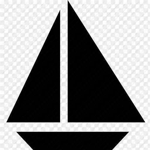 帆船电脑图标开船-图标免费航行