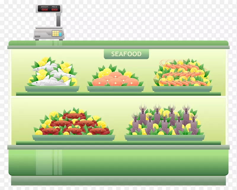 肉类超市香肠杂货店剪贴画-SVG图标超市
