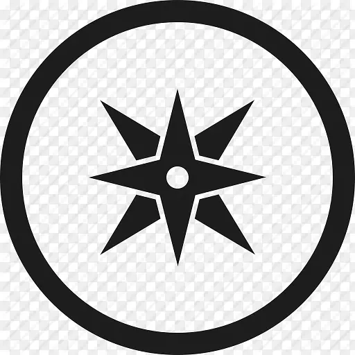 计算机图标罗盘符号可伸缩图形下载-罗经svg图标