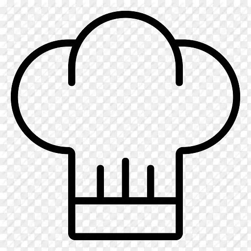 电脑图标厨师制服-厨师帽图标