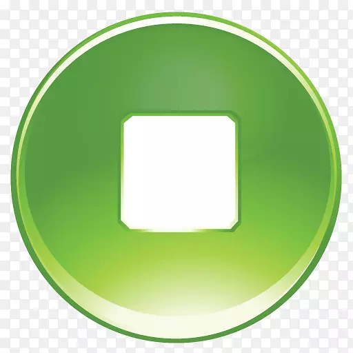 电脑图标绿色桌面壁纸电脑文件绿色停止图标