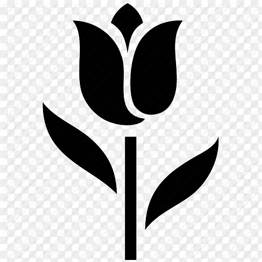 电脑图标郁金香花夹艺术-自然植物玫瑰图标
