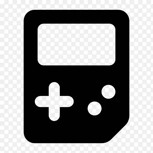 电脑图标游戏男孩高级视频游戏机-SVG免费游戏