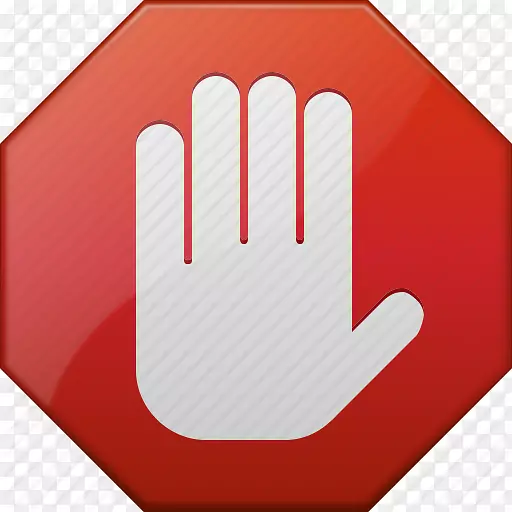 红色六角android计算机图标计算机软件信号-hd危险图标