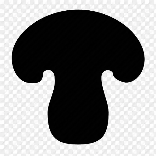 黑色品牌桌面壁纸图案-图标蘑菇绘图