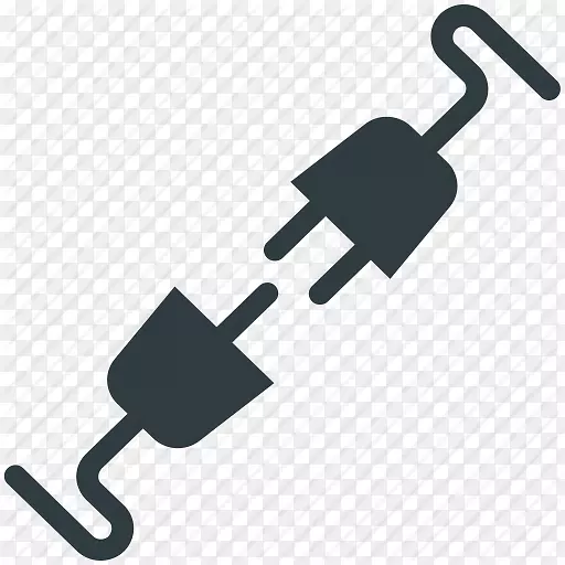 电脑图标交流电源插头和插座电连接器电插头电源插头图标