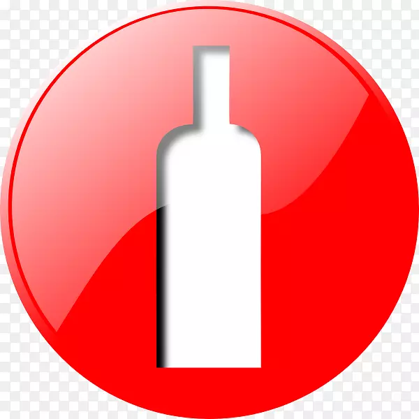 红酒玻璃瓶夹不含艺术的svg葡萄酒