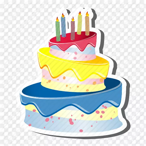生日蛋糕层蛋糕-生日蛋糕图标无属性