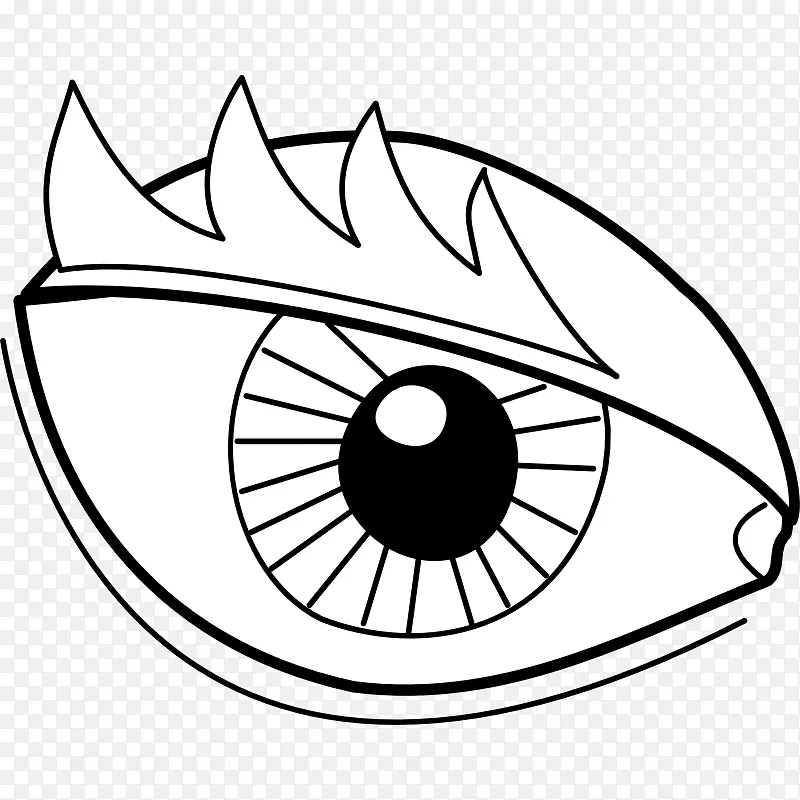 人眼眼睑瞳孔夹术-眼线艺术