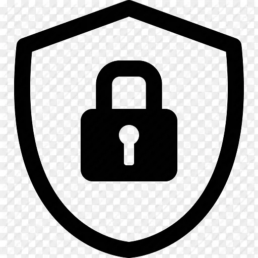 安全公司计算机图标挂锁监视加密图标符号