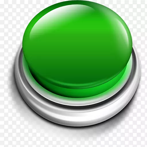 电脑按钮图标.绿色按钮图标png