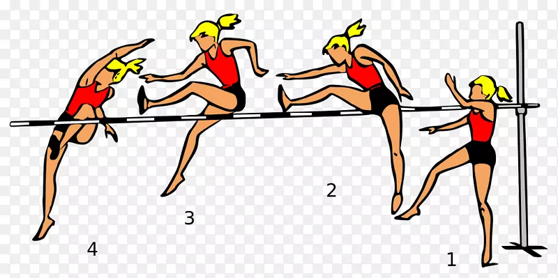 如何跳高跳田径运动-跳高照片