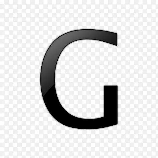 电脑图标设计字母大小写字母g简单png
