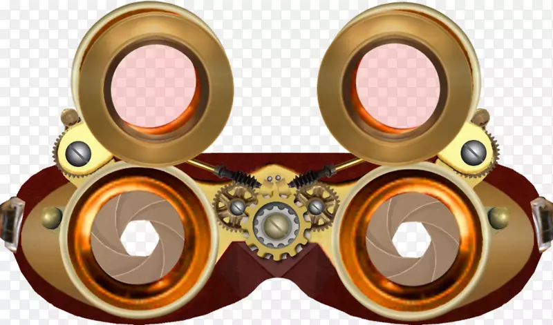 蒸汽朋克时尚护目镜剪贴画-免费下载高品质护目镜PNG透明图片