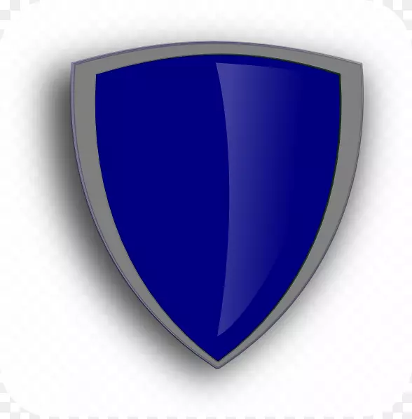 加利福尼亚剪贴画蓝色盾牌-背景透明盾牌PNG