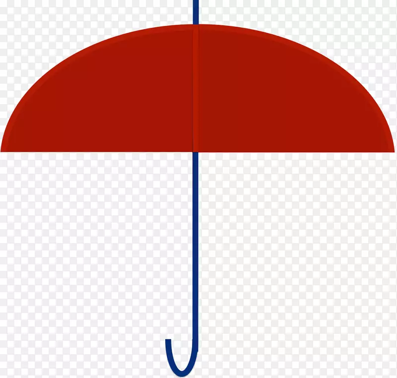 雨伞电脑图标剪贴画-红色伞PNG