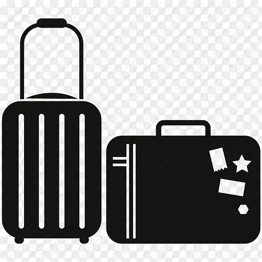 行李旅行手提箱电脑图标-行李旅行图标png