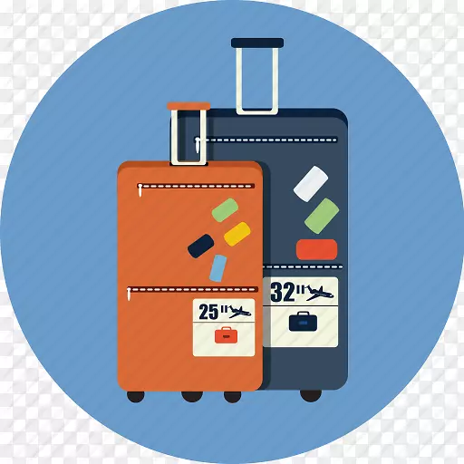 行李电脑图标包旅游酒店-公文包，职业行李图标png