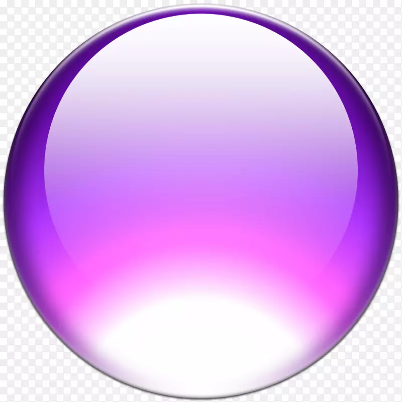 电脑图标数字媒体薰衣草-紫色白色球体png