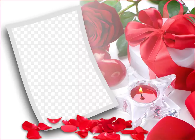 爱情相框桌面壁纸浪漫爱情相框PNG