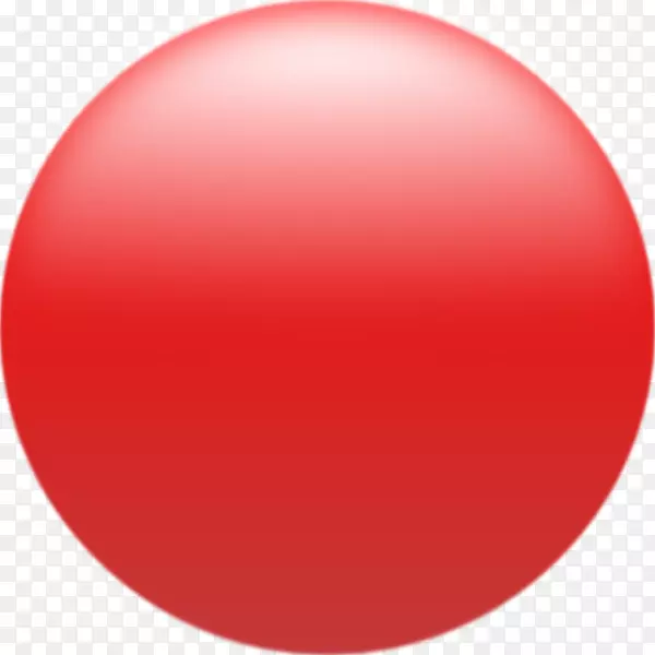 红色电脑图标，圆圈，剪贴画-高质量的光滑球剪贴画免费！