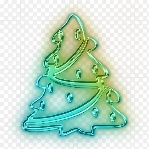 圣诞树糖果拐杖圣诞装饰品剪贴画圣诞树图标