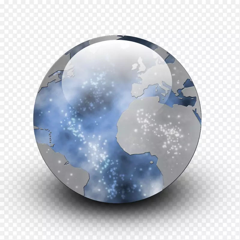 地球计算机图标球体十字球体-地球球体图标png