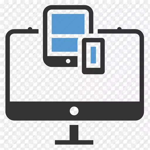 响应网页设计，笔记本电脑，iphone手持设备，电脑图标.图标响应png