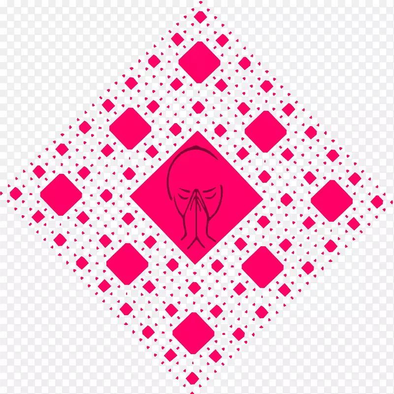 Sierpinski三角形分形Sierpinski地毯剪贴画